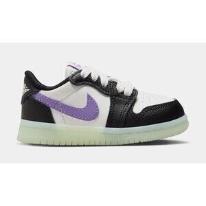 Nike Air Jordan 1 Low OG Shoes Infant Size 4C Sneakers Black Raspberry Glow NEW